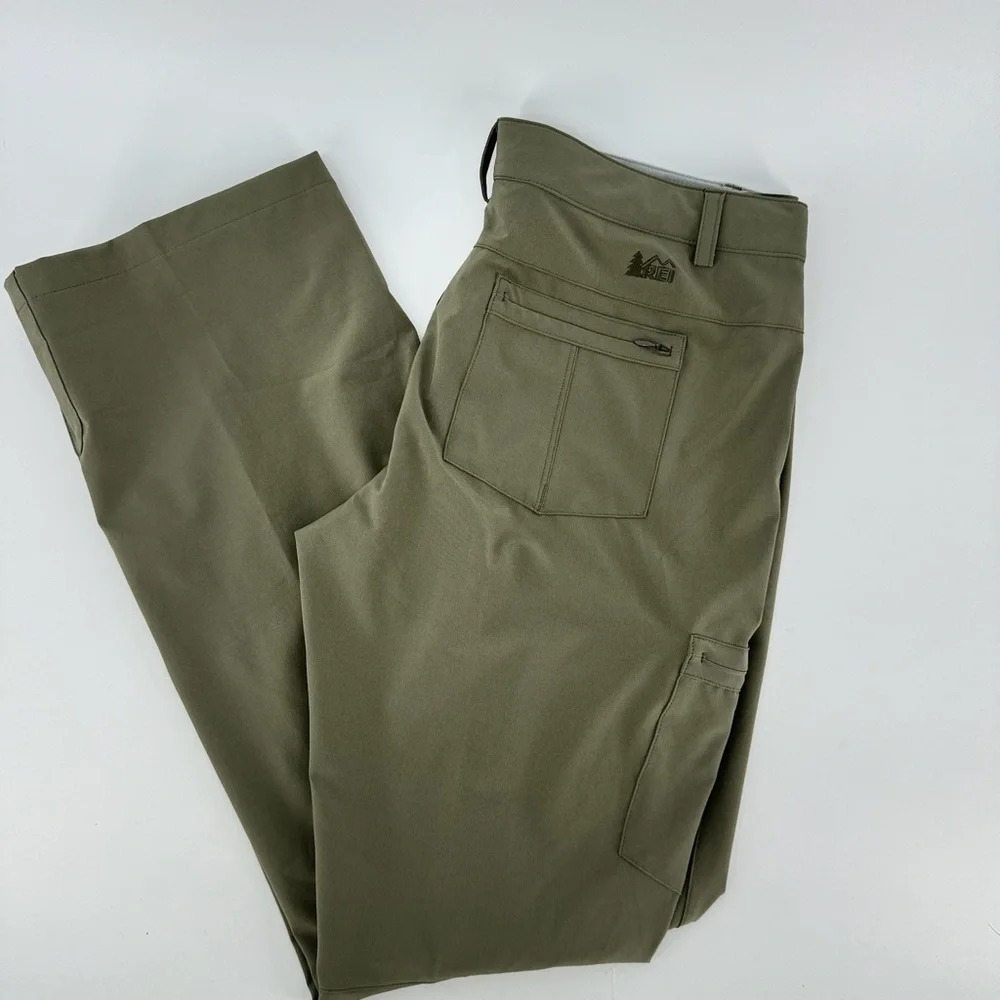 Rei Lightweight Cargo Pants Side Pocket Straight Leg Pants - Picture 2 of 4